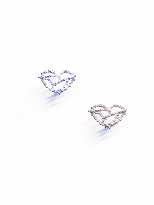 Heart シングルピアス - EARRING - cv